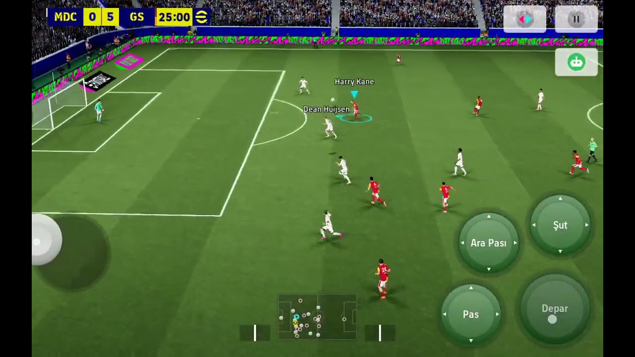50 dakikada 12 gol 
