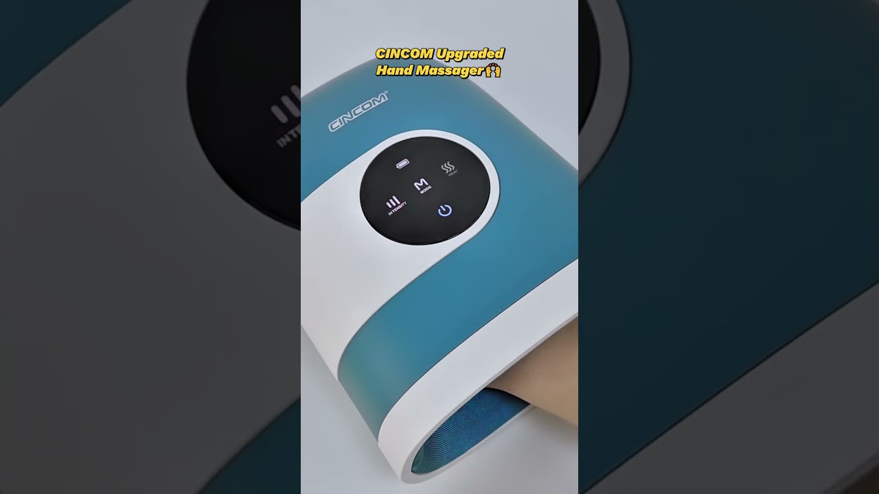 CINCOM Upgraded Hand Massager, Cordless Hand Massager with Heat