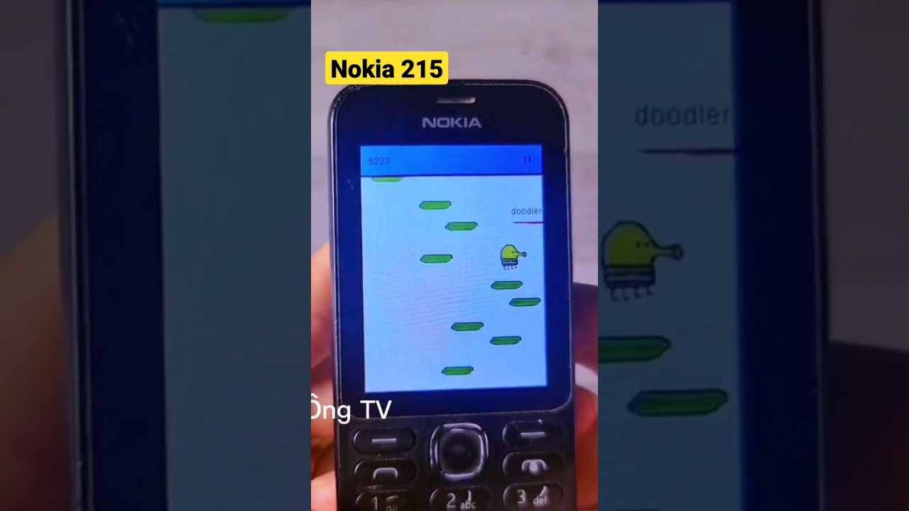 Nokia 215 Doodle Jump #shorts #nokia #games
