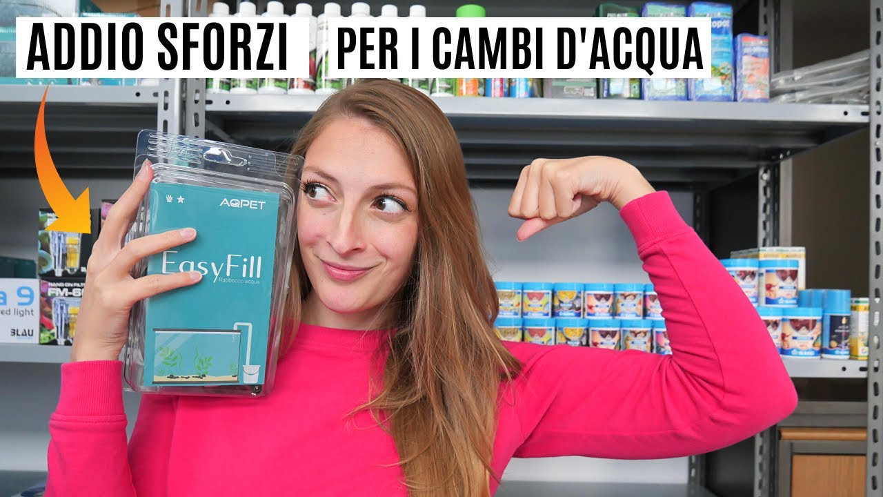 Cambi d'acqua senza sforzi con la pompa EASY FILL di AQPET 💦