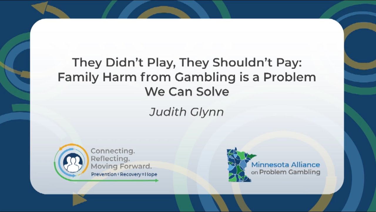 They Didn’t Play, They Shouldn’t Pay. Family Harm from Gambling is a Problem We Can Solve