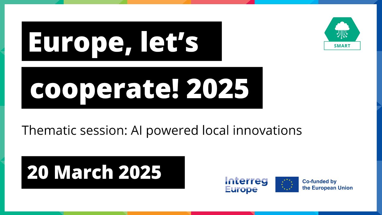 Europe, let's cooperate! 2025 - Day 2: AI powered local innovations