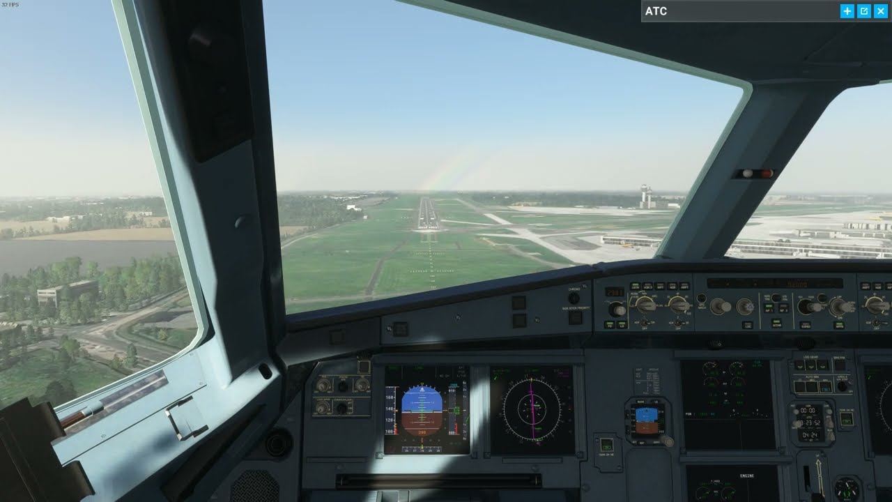 Microsoft Flight Simulator - Landing Approach at EIDW Dublin International
