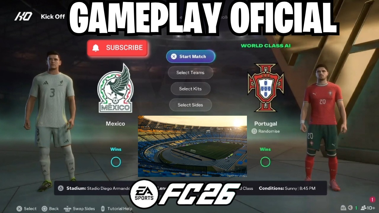 FC 26: Portugal VS México GAMEPLAY OFICIAL PS5 - STADIUM Diego Armando Maradona