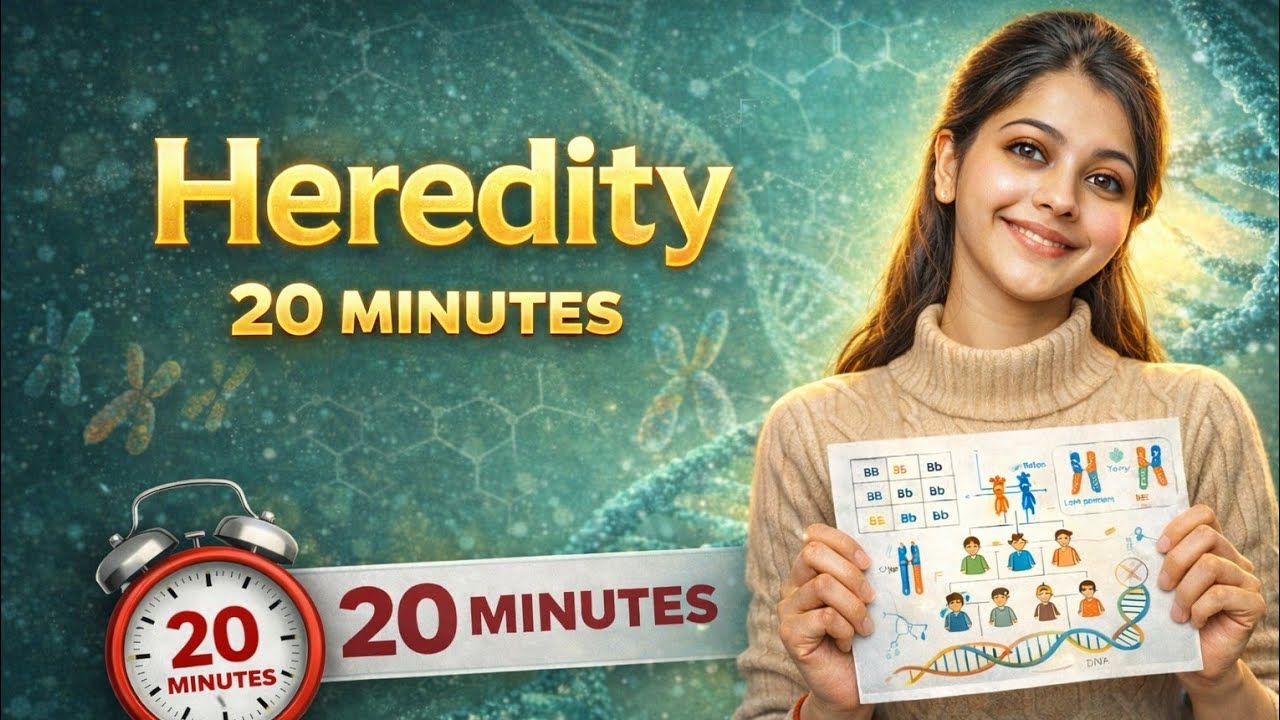 Class 10th Science Heredity | Genetics Full Chapter | Boards 2026 | One Shot Revision