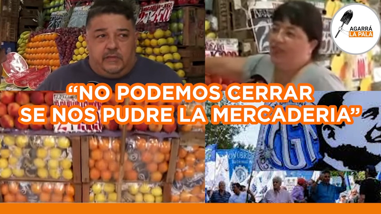 LABURANTE DE UNA VERDULERIA LE CORTA EL ROSTRO A LOS SINDIGARKAS: “LA MERCADERIA SE ECHA A PERDER”