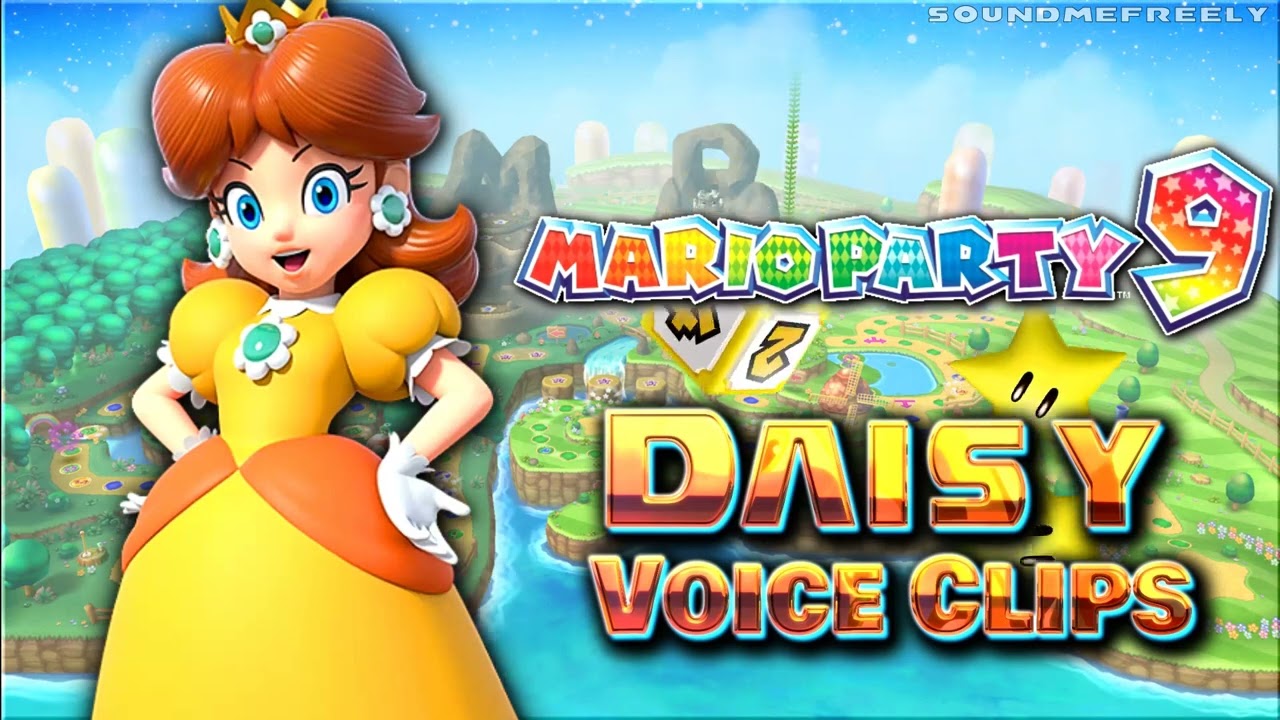 Все голосовые клипы принцессы Дэйзи • Mario Party 9 • Голосовые реплики • Nintendo Wii 2012 (Диан...