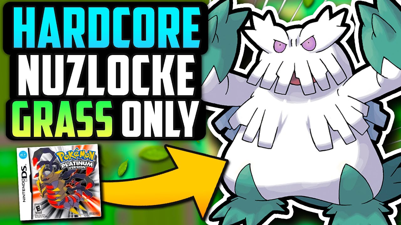CAN I BEAT A POKÉMON PLATINUM HARDCORE NUZLOCKE WITH ONLY GRASS TYPES!?