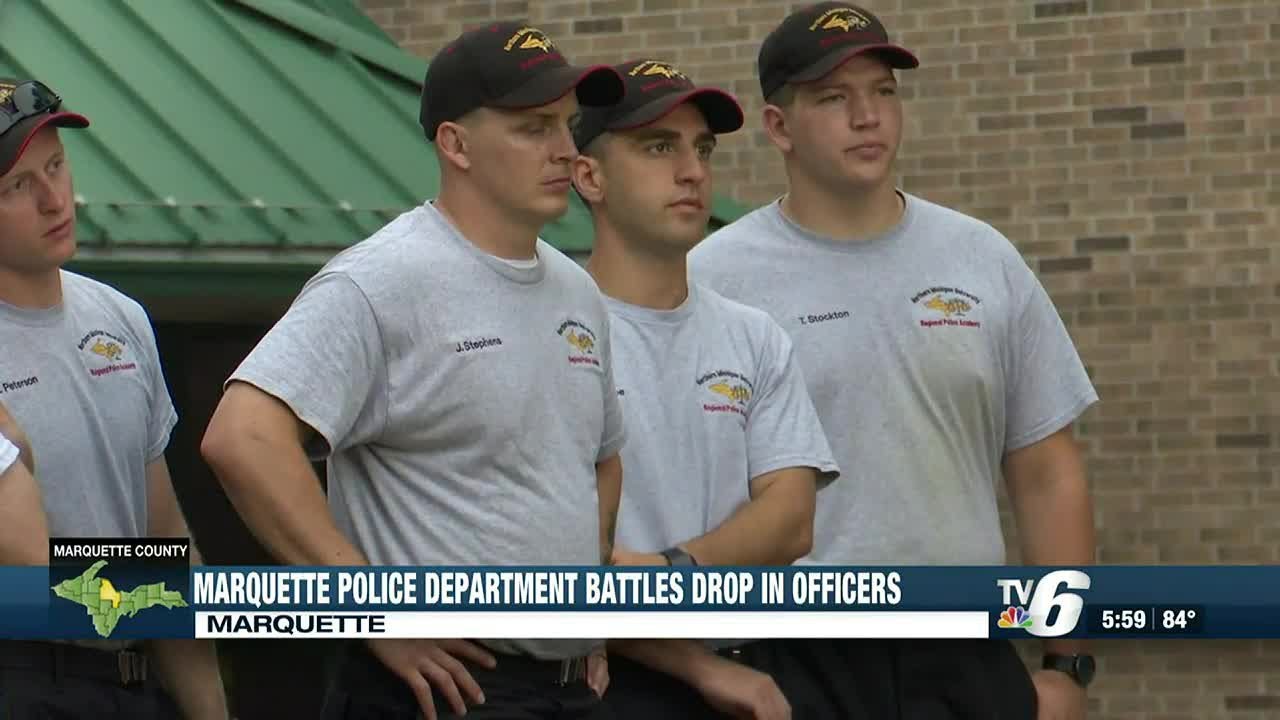 Marquette City Police battles drop in officers, police academy shares how its numbers are fairing