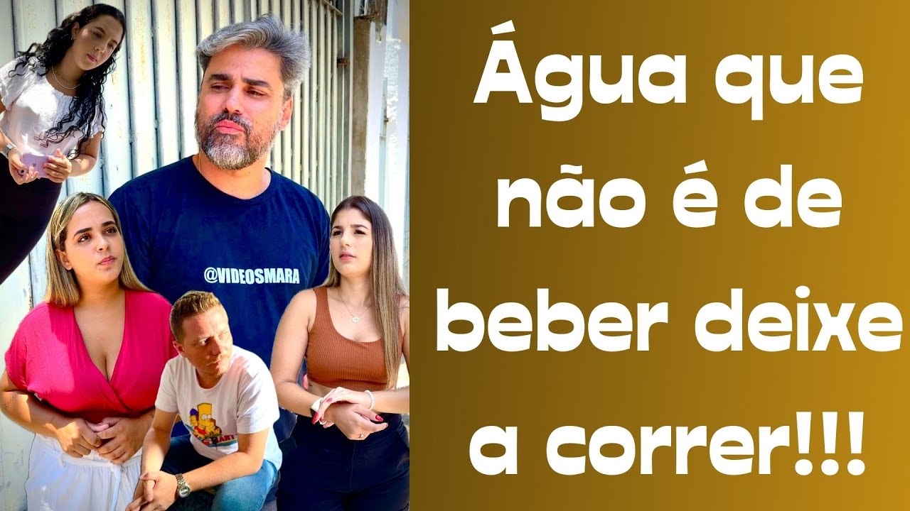 Água que não é de beber, deixe a correr