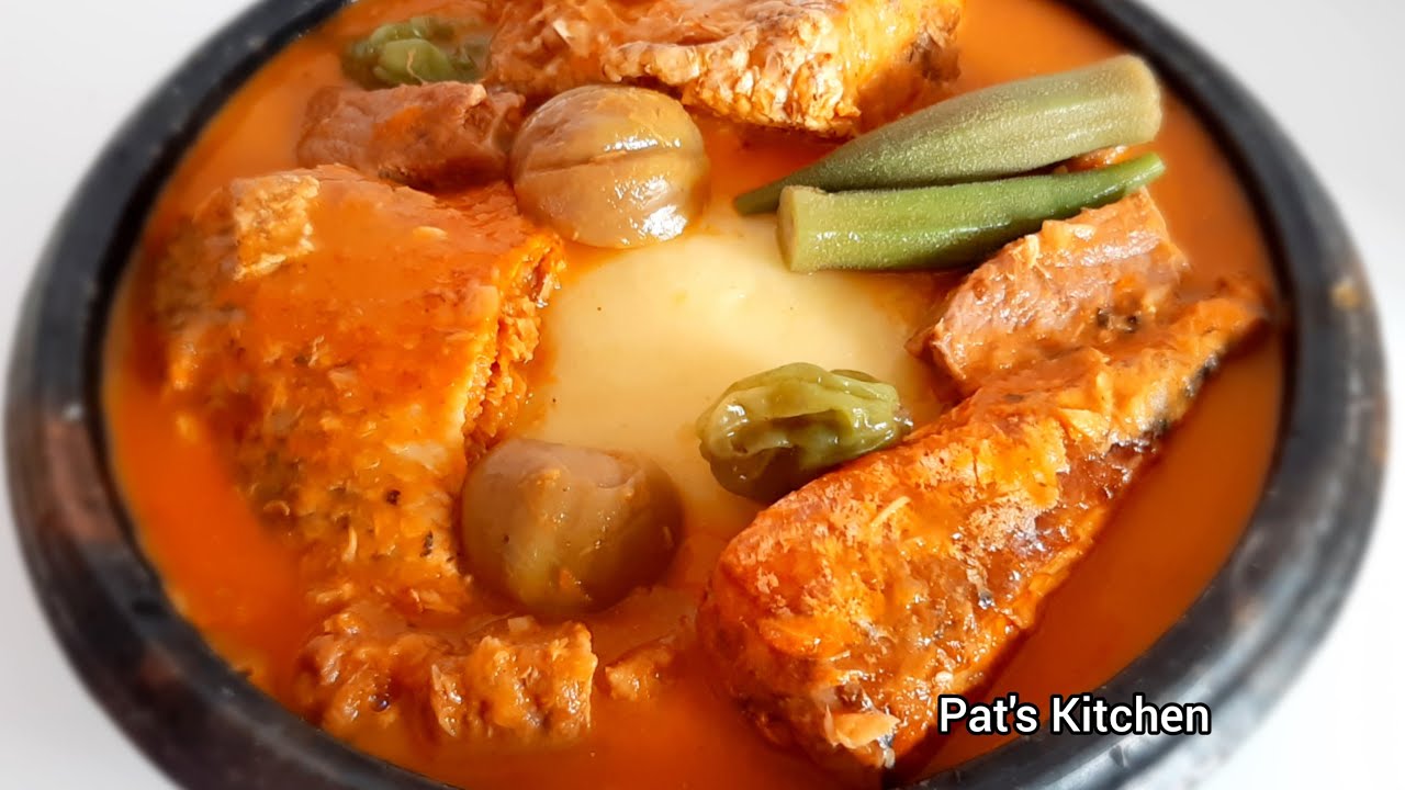 kobi and smoked fish soup, Ghana light soup