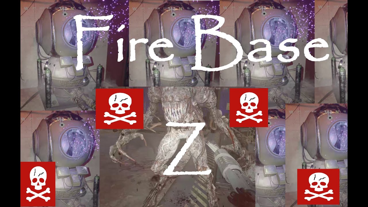 Call of Duty: Black Ops Cold War (2020) Zombies Fire Base Z Split-Screen game play Xbox Series X