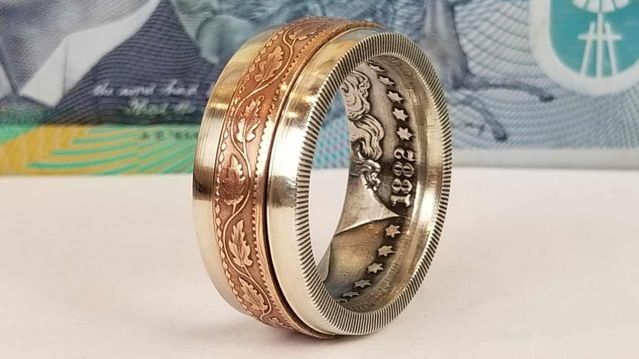 Making a Spinner Ring from Two Coins