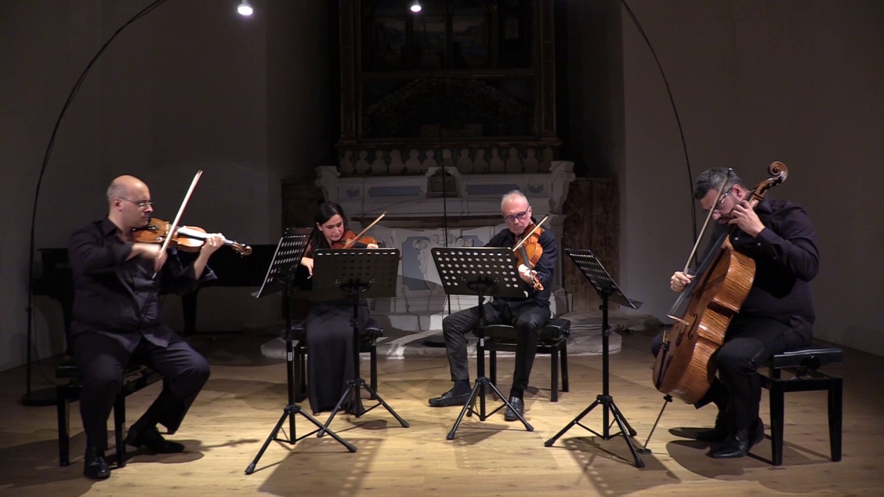 MANET STRING QUARTET plays A. Dvorak Quartet No. 12 in F major, Op. 96 