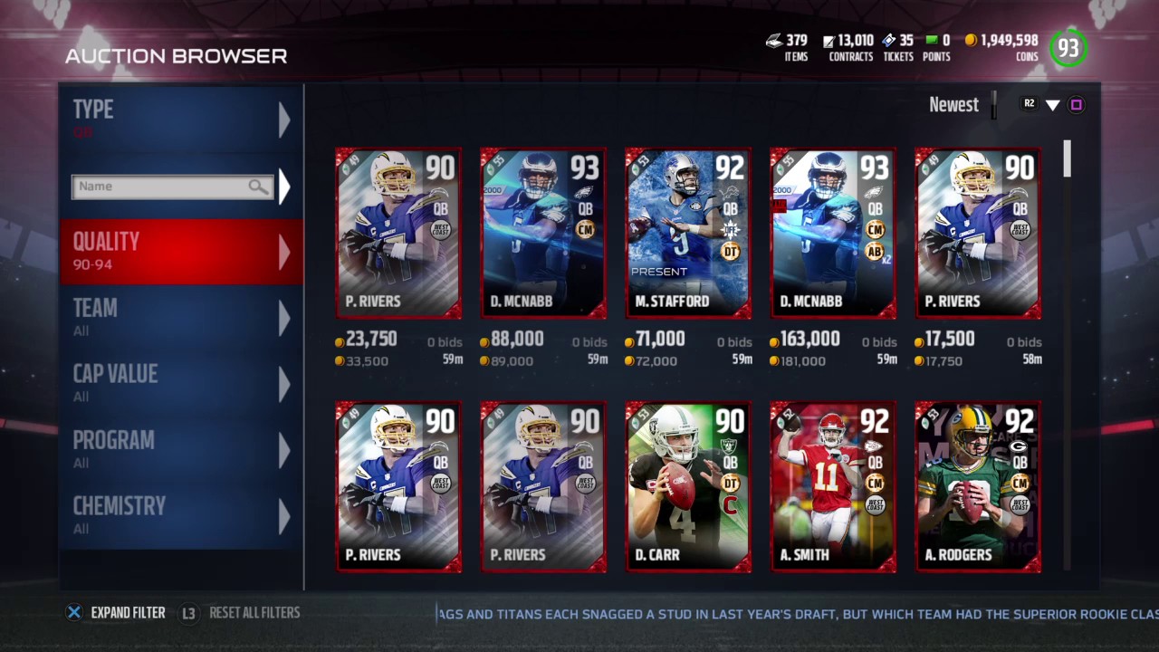 Madden 17 Snipe