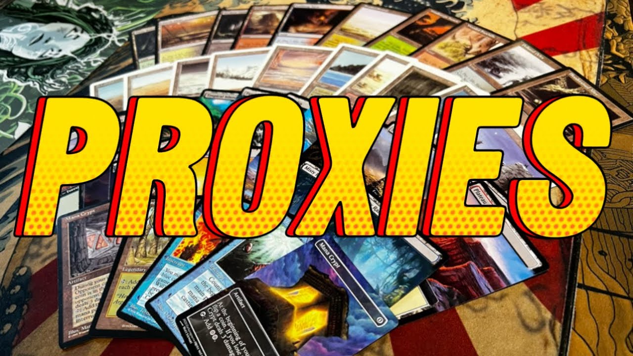 The rise in popularity of MTG PROXIES in gamepieces era