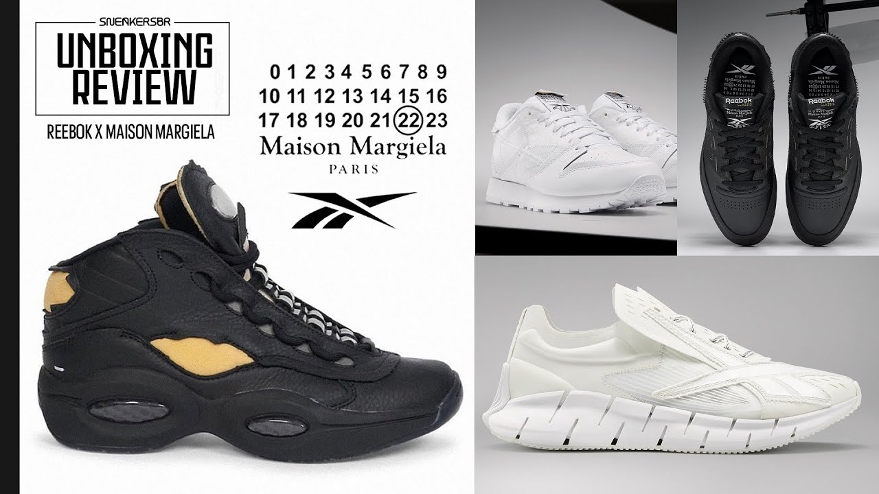 A REEBOK TÁ MUITO CHIQUE | UNBOXING+REVIEW Reebok x Maison Margiela