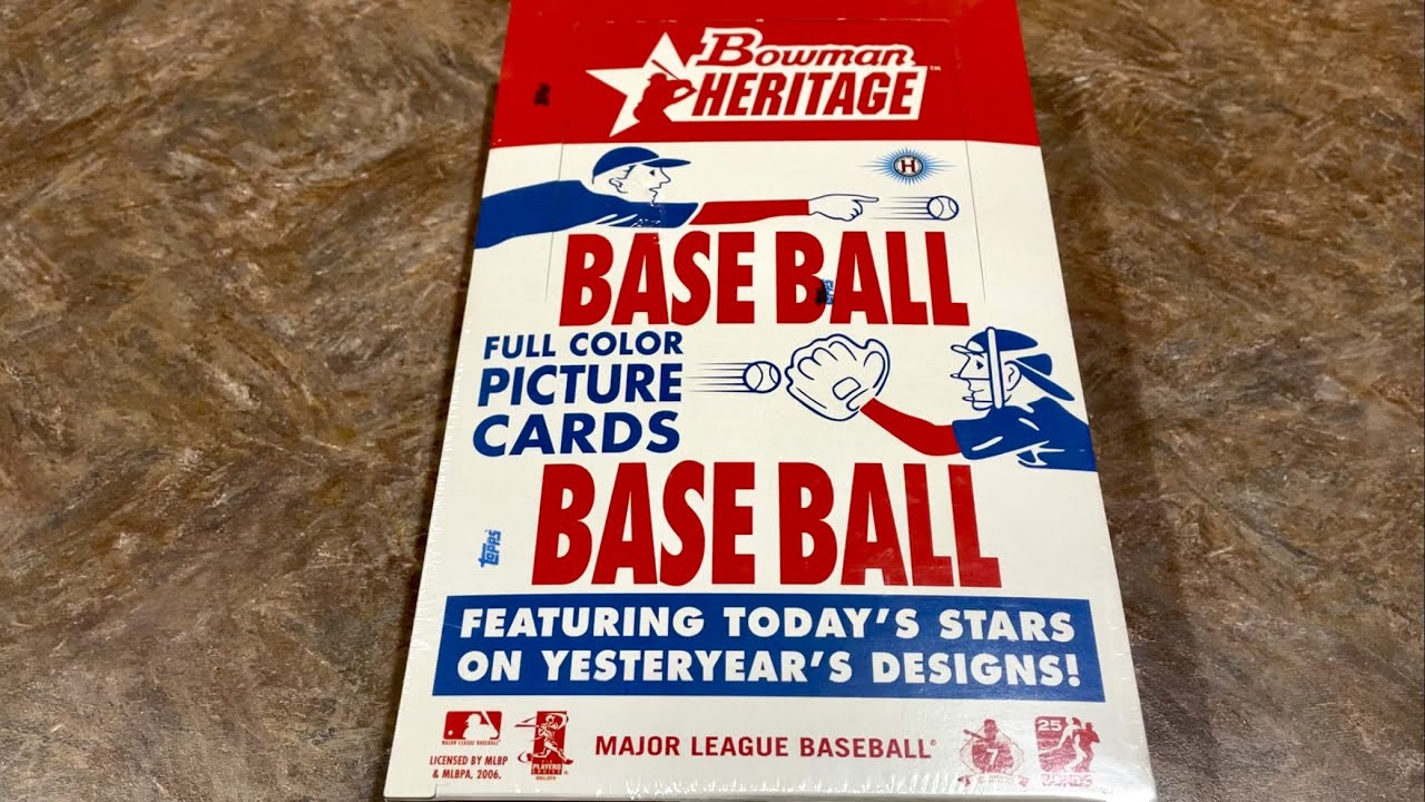 OPENING A BOX OF 2006 BOWMAN HERITAGE!  (Throwback Thursday)