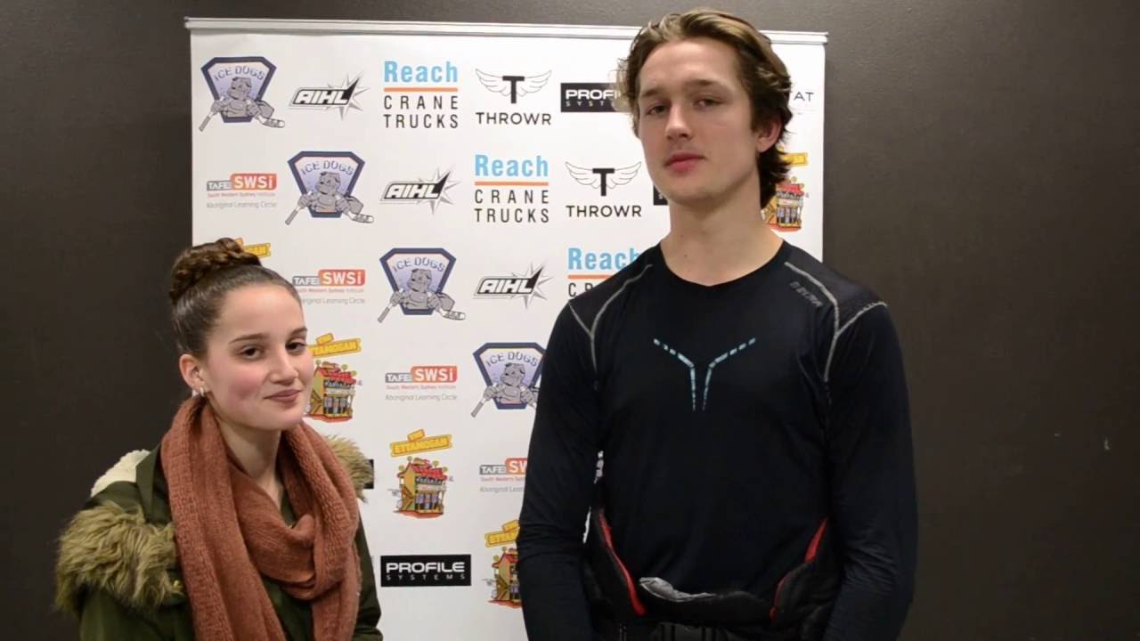 Sydney Ice Dogs (Australian Ice Hockey League) interview with Bayley Kubara - July 3, 2016