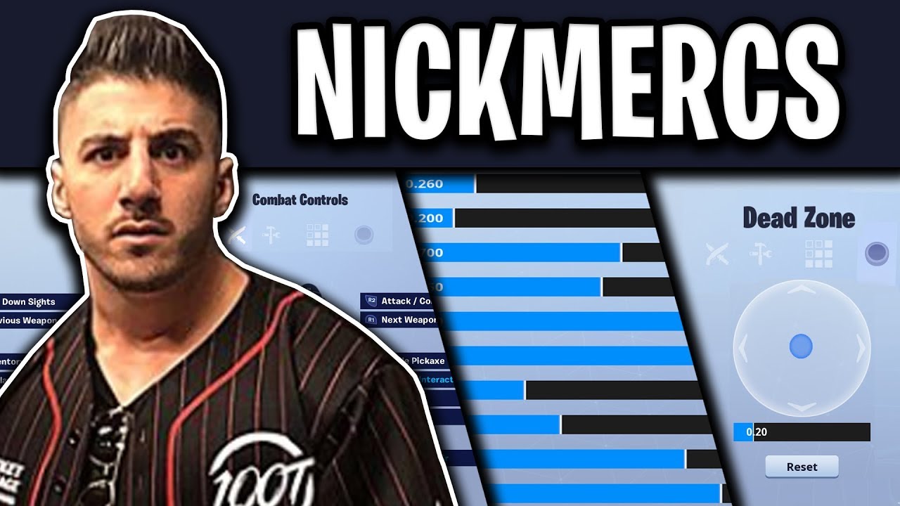 Nickmercs Fortnite Settings, Controller Binds and Setup (UPDATED 2019)