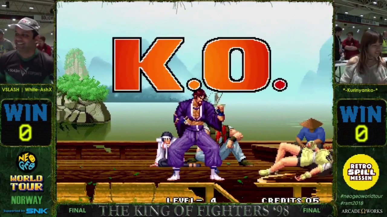 WhiteAshX vs Kurinyanko - KOF '98 Neo Geo World Tour Season 1 Norway Stop Grand Final