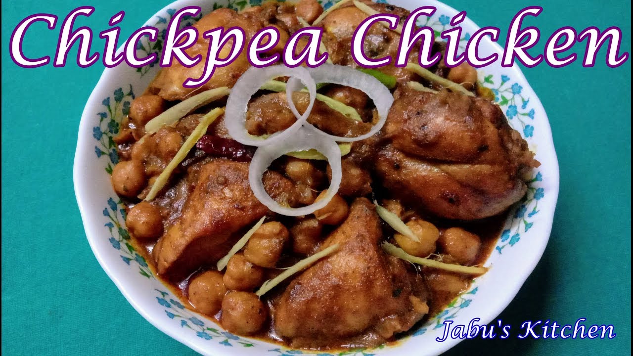 Choley Murg. How To Make Choley Chicken. Easy Chickpea chicken.