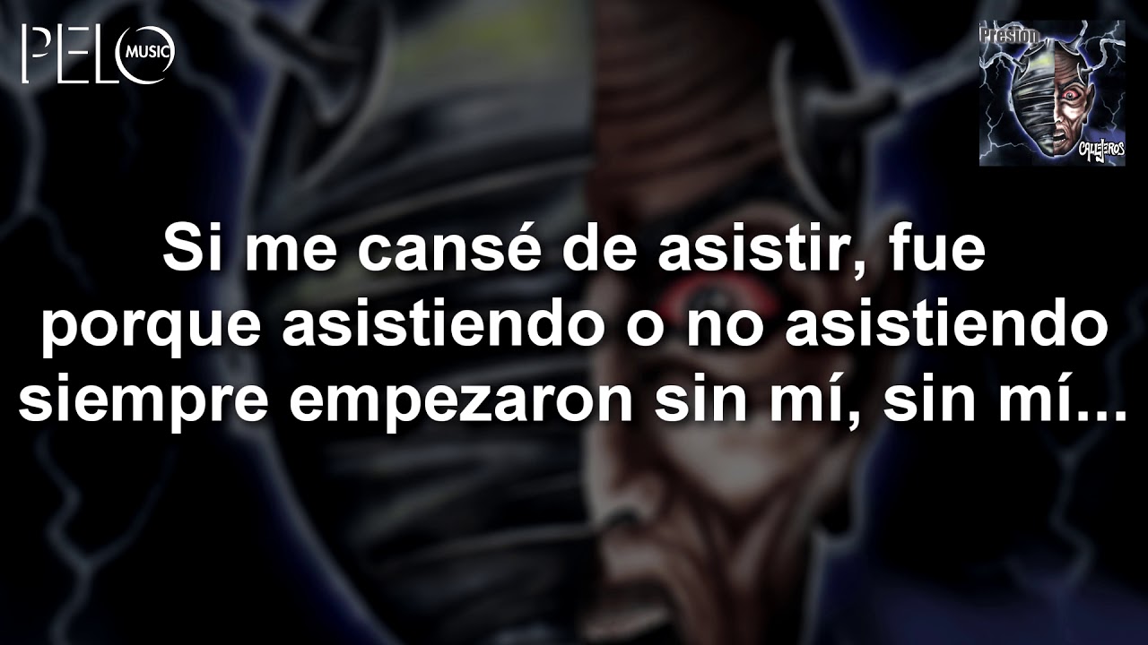 Callejeros - Si me cans&eacute; (Letra)