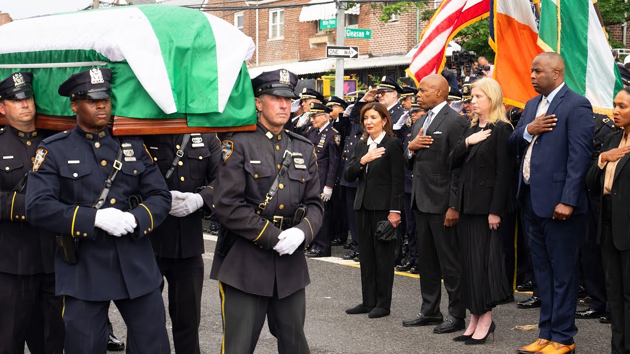 Governor Hochul Attends Funeral Service of NYPD Officer Didarul Islam