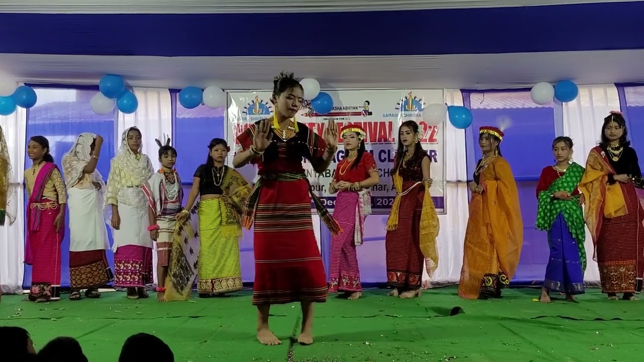 Traditional Cultural Show, Community Festival 2022, at Tolenkhun, Cachar, Assam