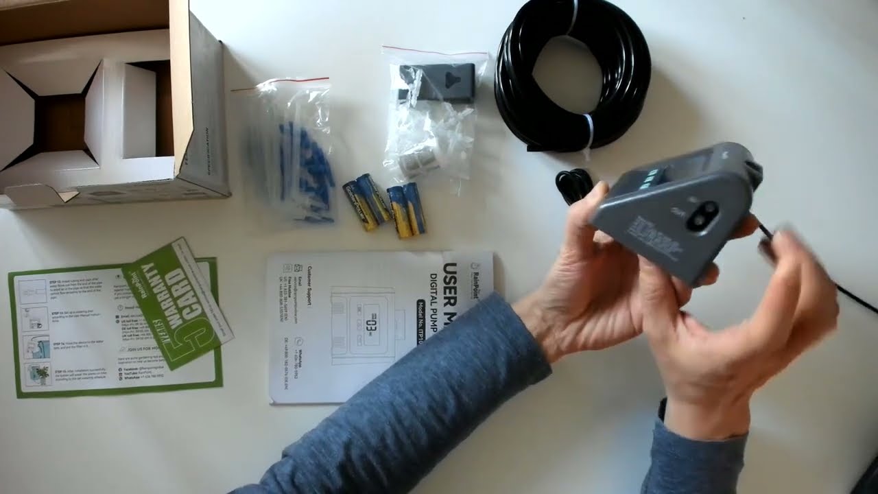 RAINPOINT Sistema di irrigazione automatico per piante d'appartamento, Una buona soluzione per quand