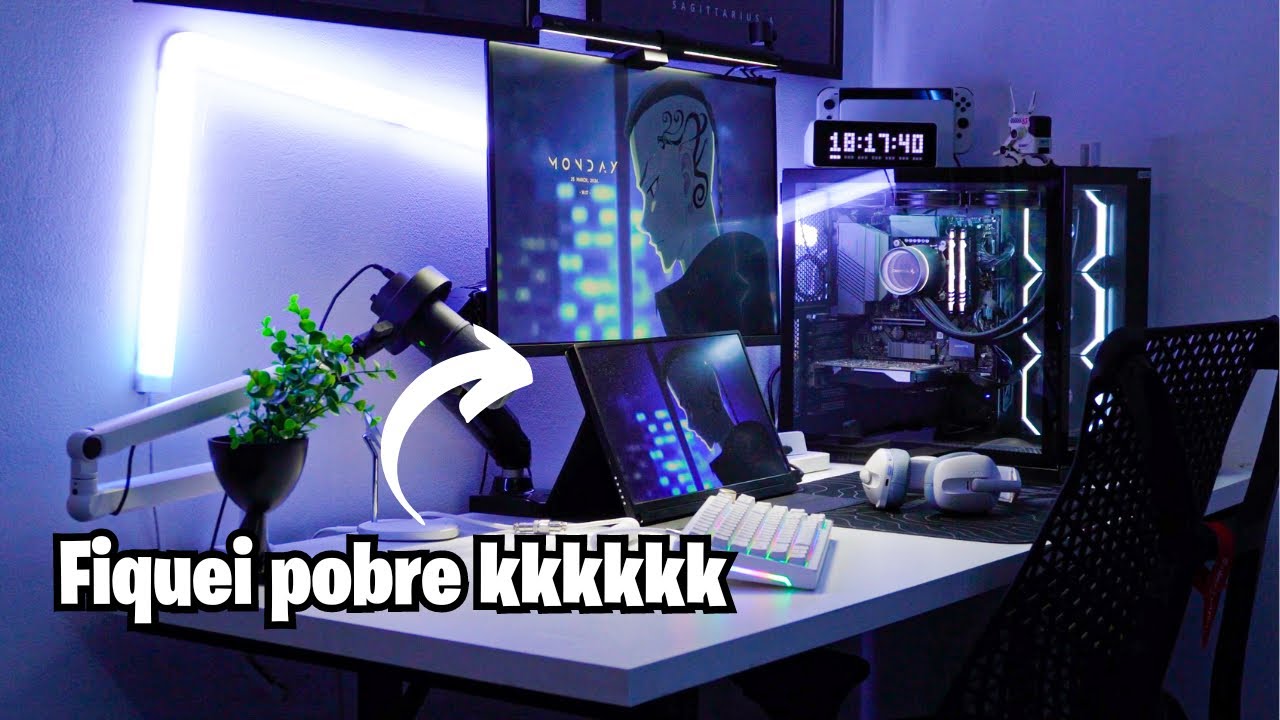Meu setup GAMER 2024 - POV