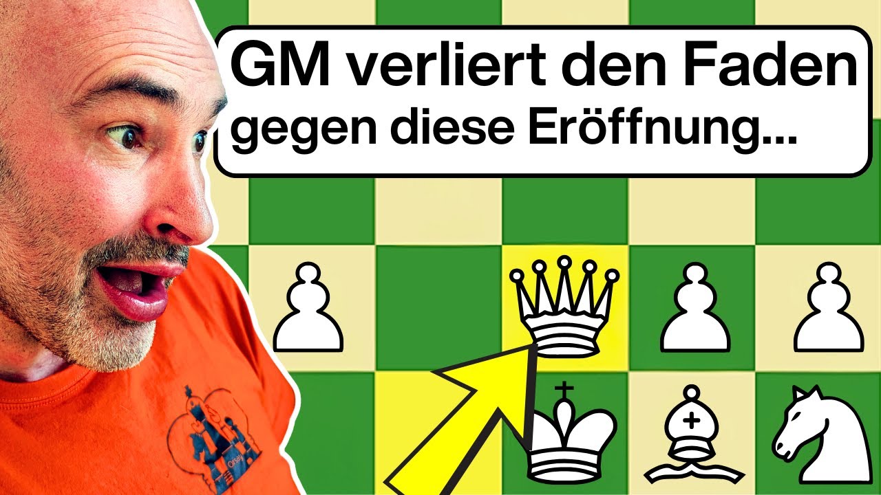 ORIGINELLE ERÖFFNUNG: Selbst ein GROßMEISTER verliert den Faden