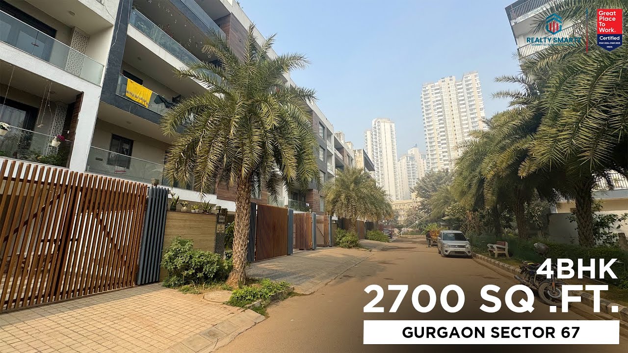 ₹3.25 Cr Park-Facing 4BHK in Gurgaon?! | 2700 Sq. Ft. Luxury in Sector 67 | Realty Smartz 022
