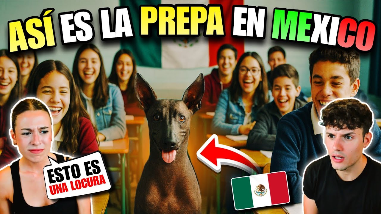 PROFESOR ESPAÑOL REACCIONA a COSAS que SOLO PASAN en UNA PREPA MEXICANA 🇲🇽 *queda IMPACTADO*