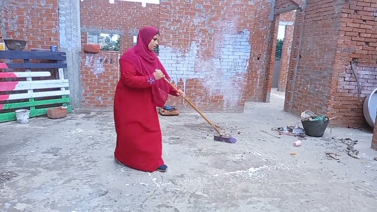 #سيده_ابدعت فى تنظيف سطح المنزل بأفكار بسيطه لاستقبال فصل الشتاء أبهرت الجميع