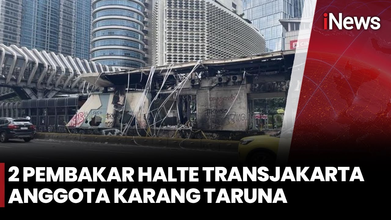Pembakar Halte Transjakarta Ditangkap, 2 dari 4 Pelaku Anggota Karang Taruna | iNews Siang 06/9