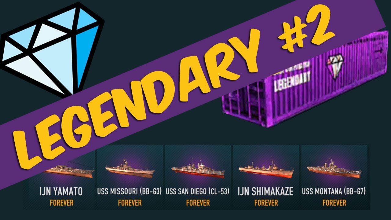 Opening Legendary Container worth of 1000 Platinum #2 (bonus Epic Rare Container) - BOW