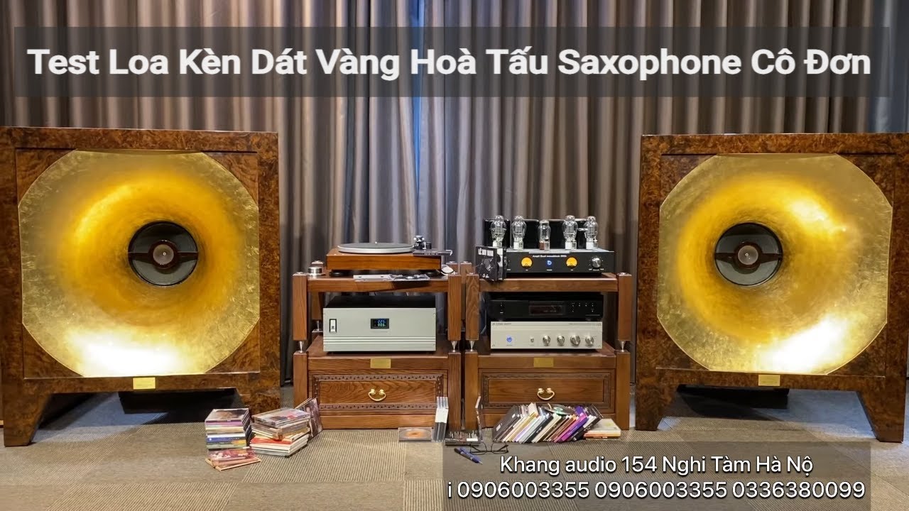 Test Loa Kèn Dát Vàng Hoà Tấu Saxophone