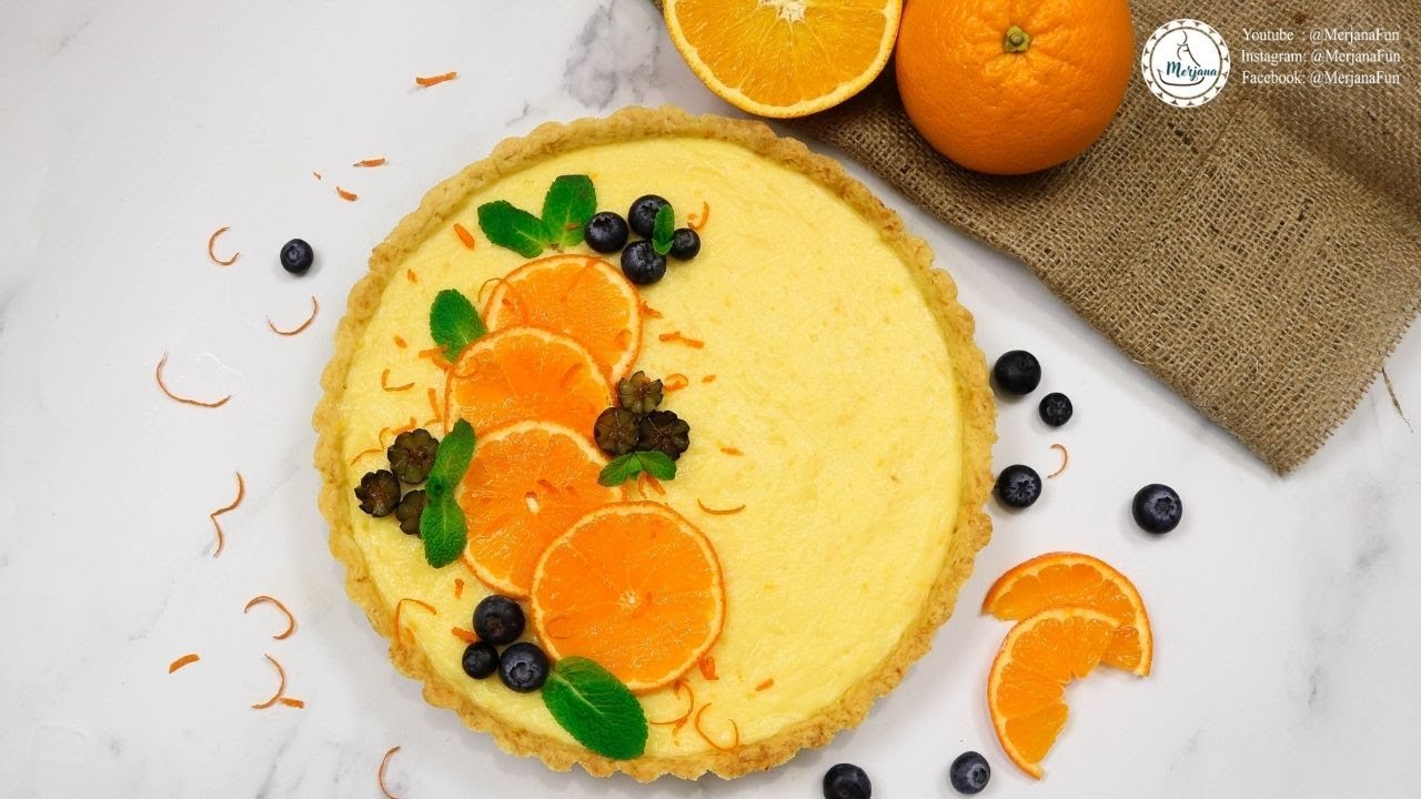 تارت البرتقال الوصفة الأصلية | Orange tart Recipe