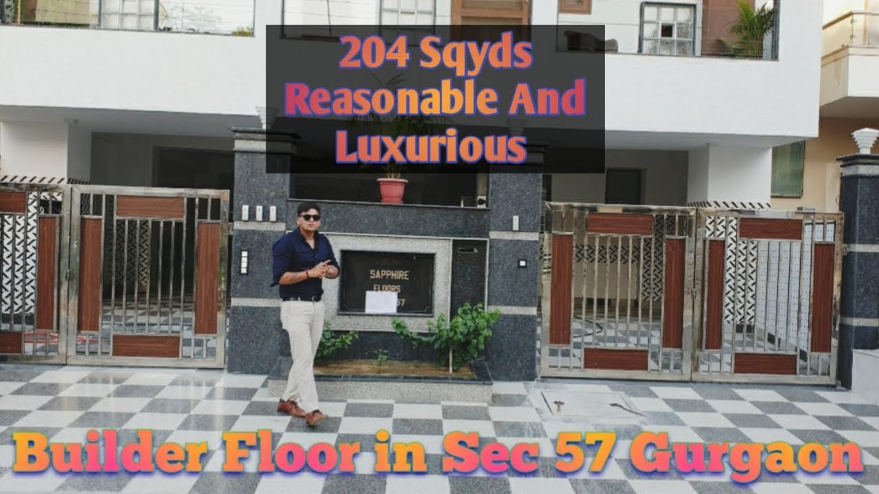 Builder Floors In Gurgaon | 204 SqYds 3BHK Reasonable and luxury Builder Floor in Sec 57 Gurgaon