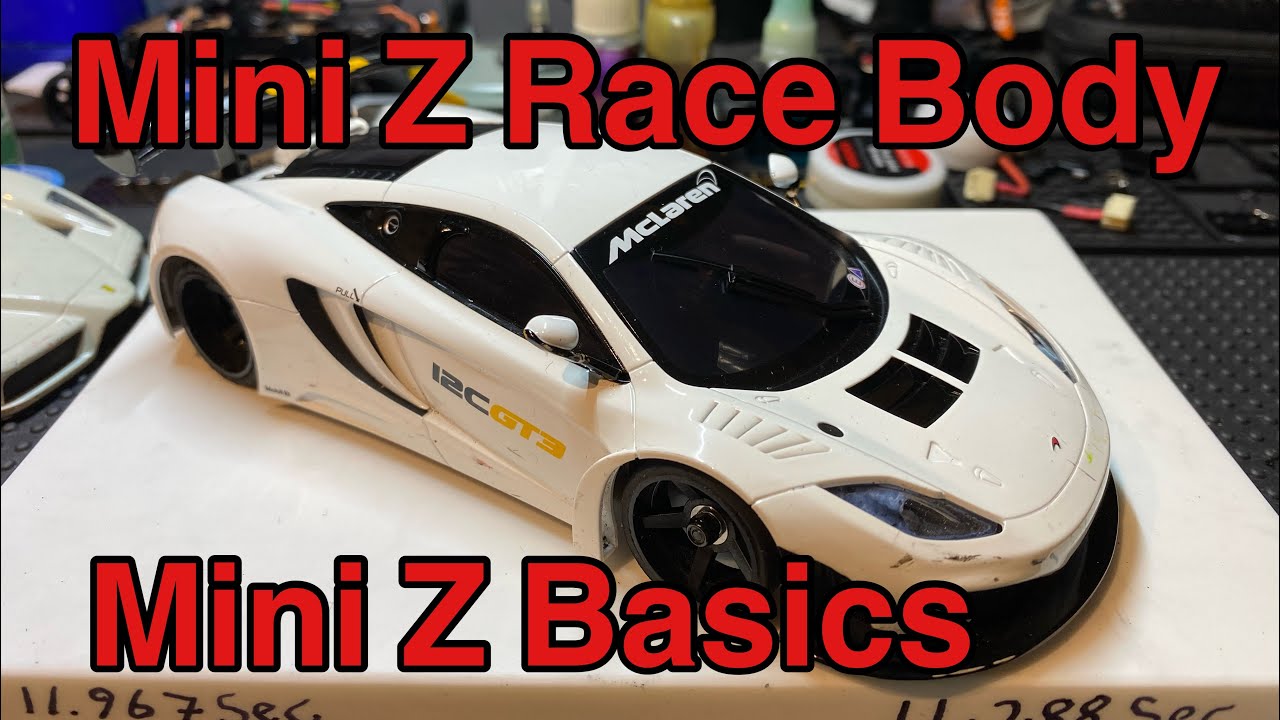 Mini Z Race prep body for box stock [basic]