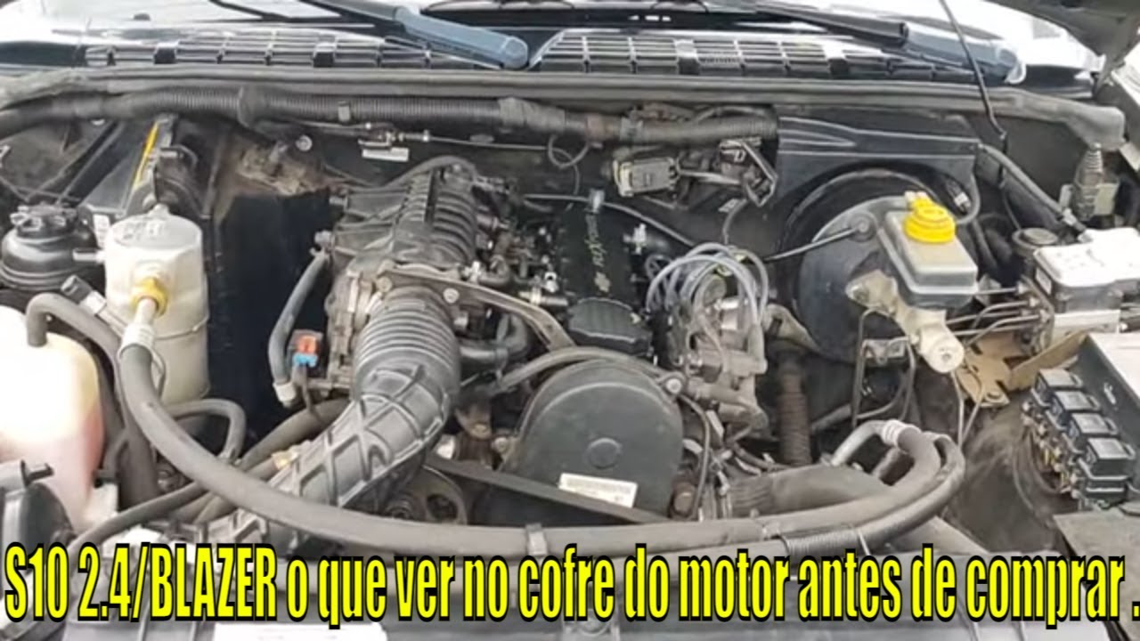 S10 2.4 flex falando do motor e detalhes do cofre (assista antes de comprar a sua )