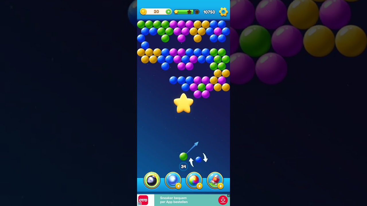 Bubble shooter relaxing level4