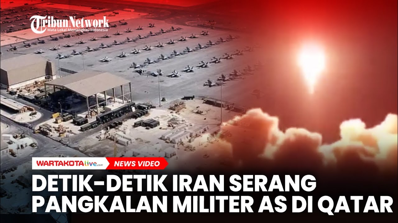 DETIK-DETIK Iran Serang Pangkalan Militer AS di Qatar