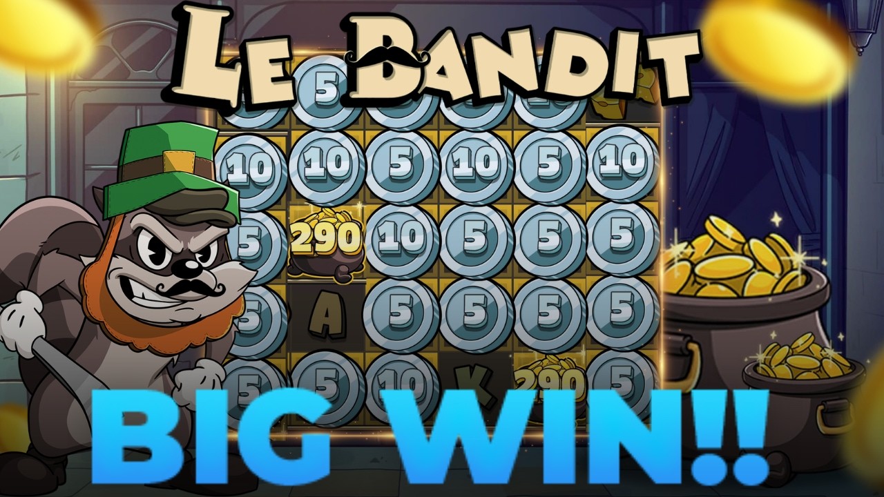INCREDIBLE 5 SCATTER WIN ON LE BANDIT 🦝🔥