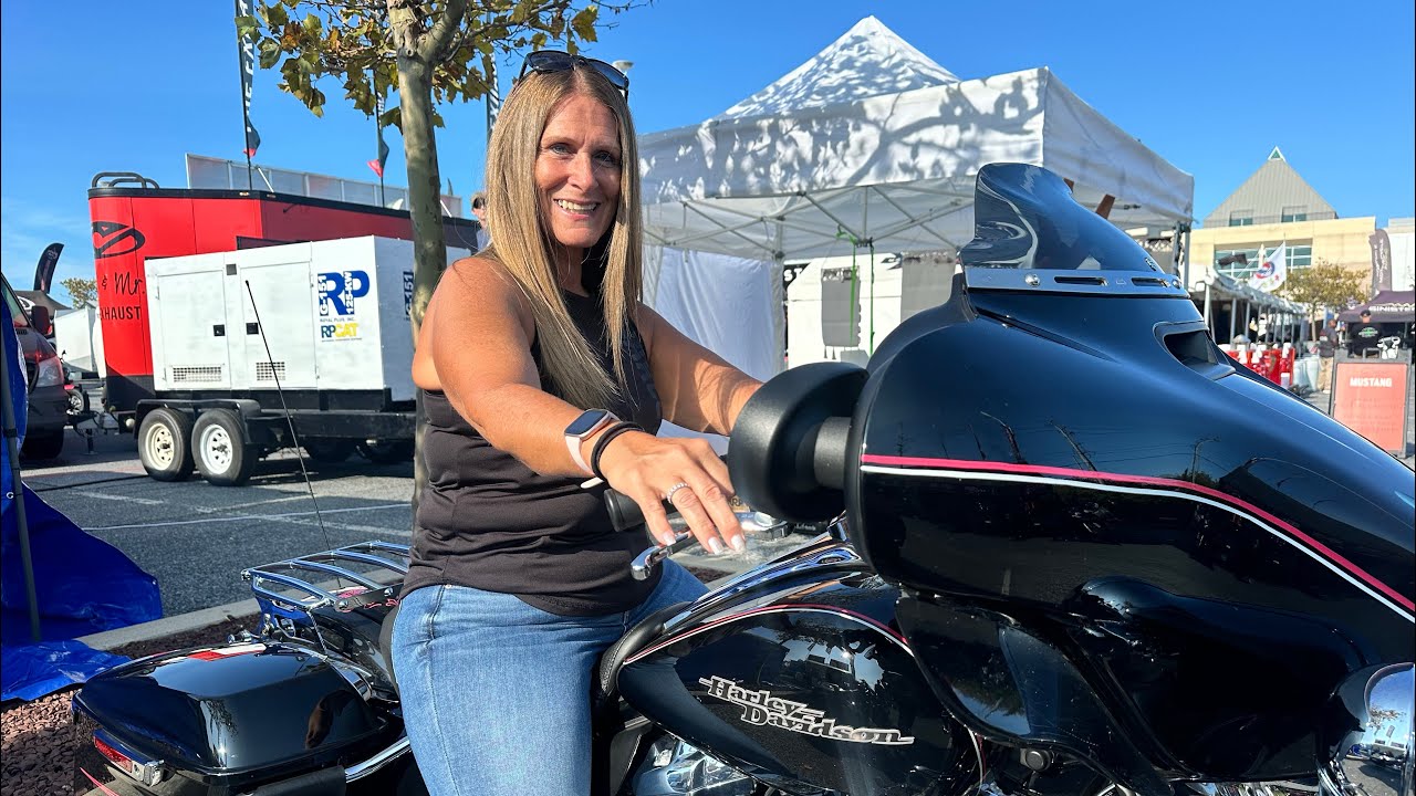 Ocean City Bikefest 2024!! ￼Thursday fabbing  up some Love Jugs 2024 Road Glide