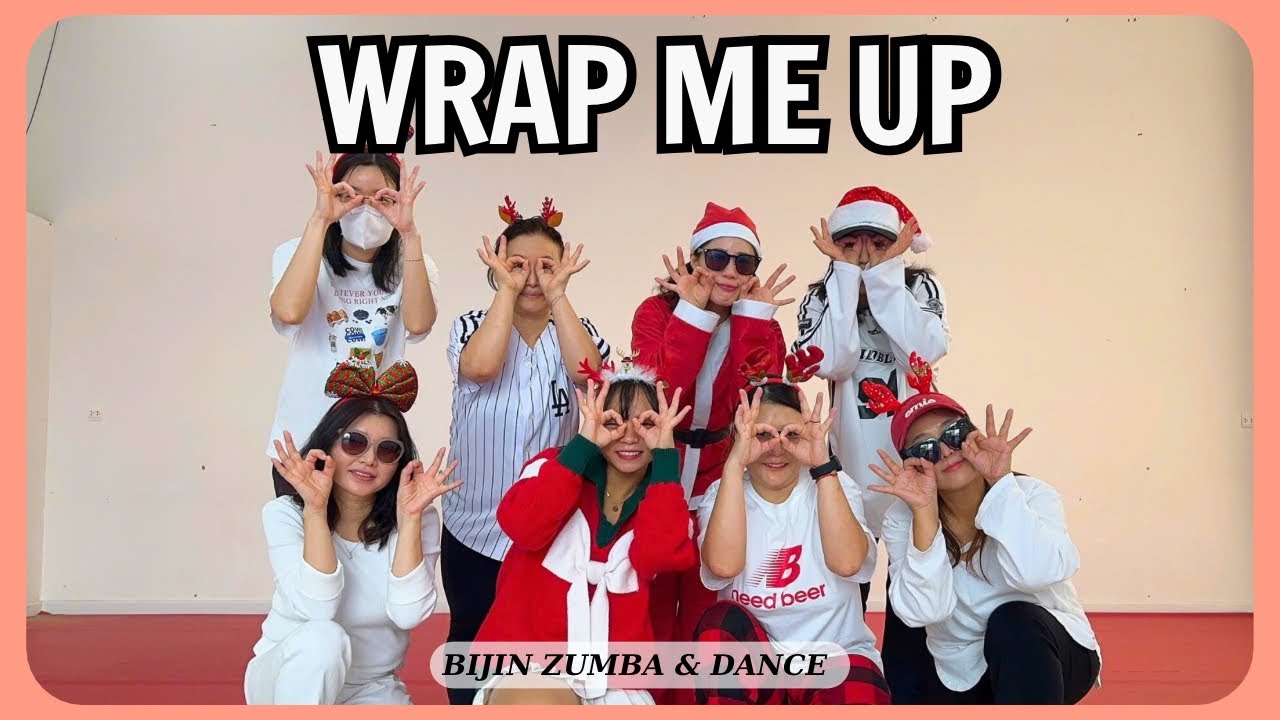 WRAP ME UP - ZUMBA MERRY CHRISTMAS | JIMMY FALLON x MEGHAN TRAINOR | BIJIN ZUMBA & DANCE
