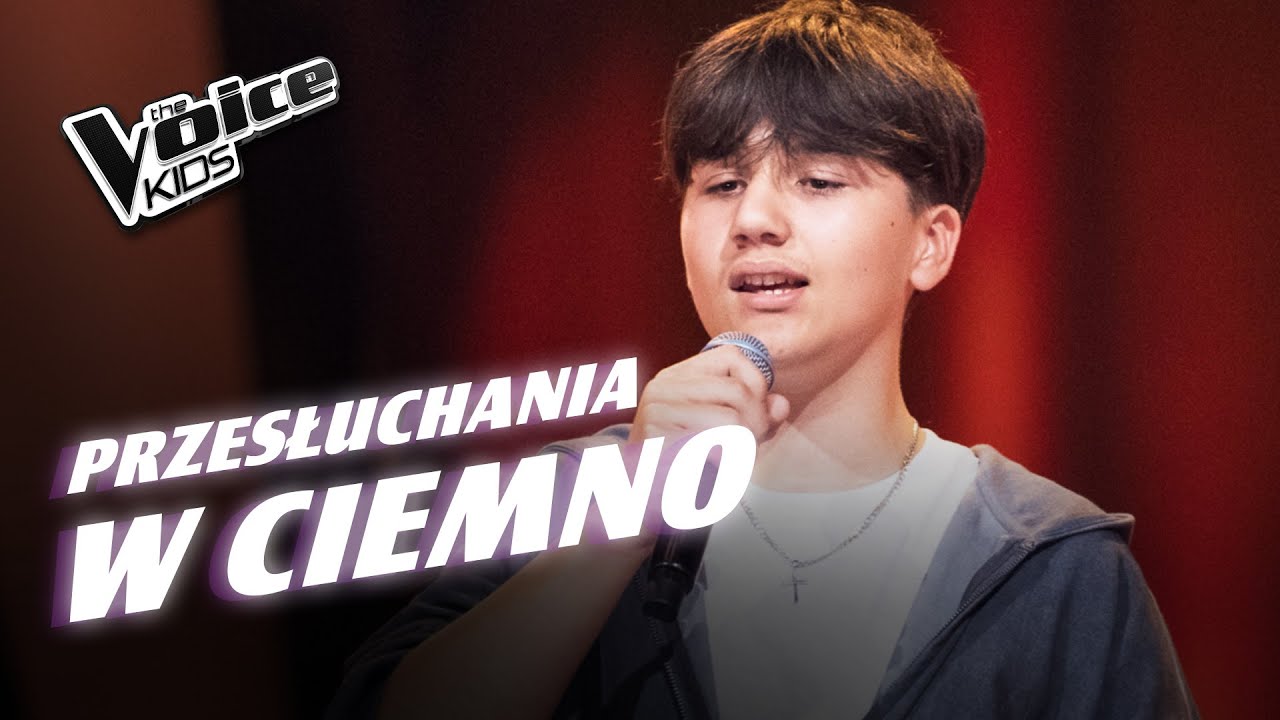 Oskar Nocek - &bdquo;Your Song&rdquo; - Przesłuchania w ciemno | The Voice Kids Poland 8