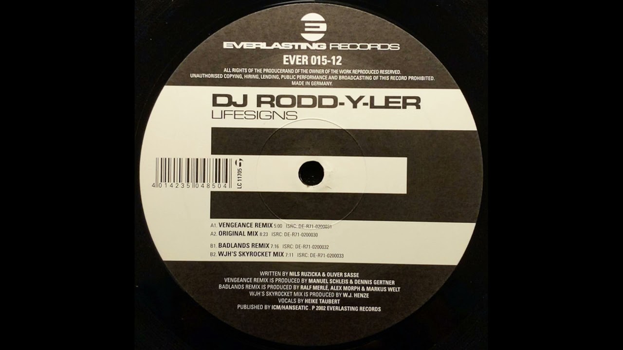 DJ Rodd Y Ler - Lifesigns (WJH's Skyrocket Mix)