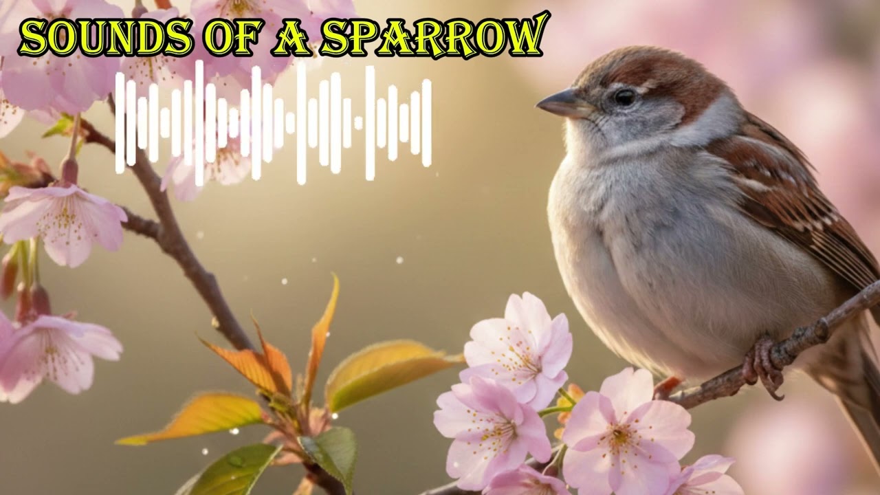SOUND OF A SPARROW 🔊 What does a sparrow sound
